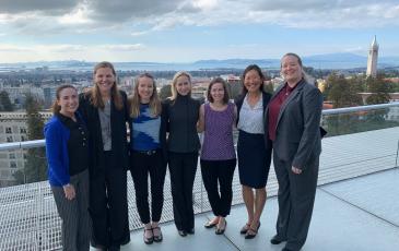 Photo of Mary Lesser and other speakers from the UCSF Pediatric Sports Medicine Conference. 