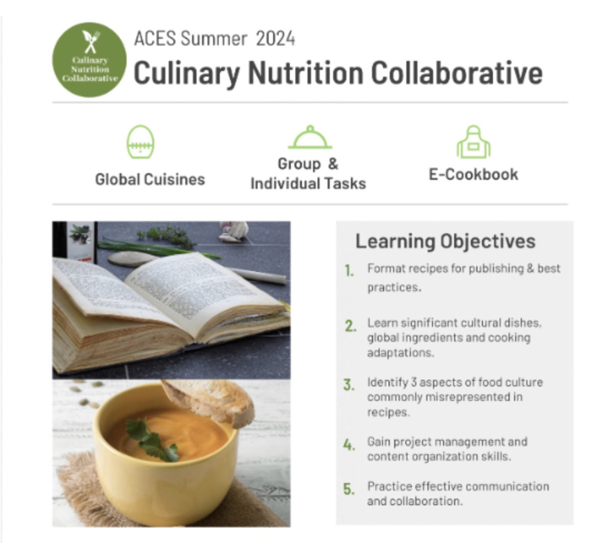 Graphic of NST project Culinary Collaborative